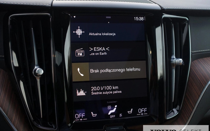 Volvo XC 60 cena 244900 przebieg: 67887, rok produkcji 2021 z Świebodzin małe 781
